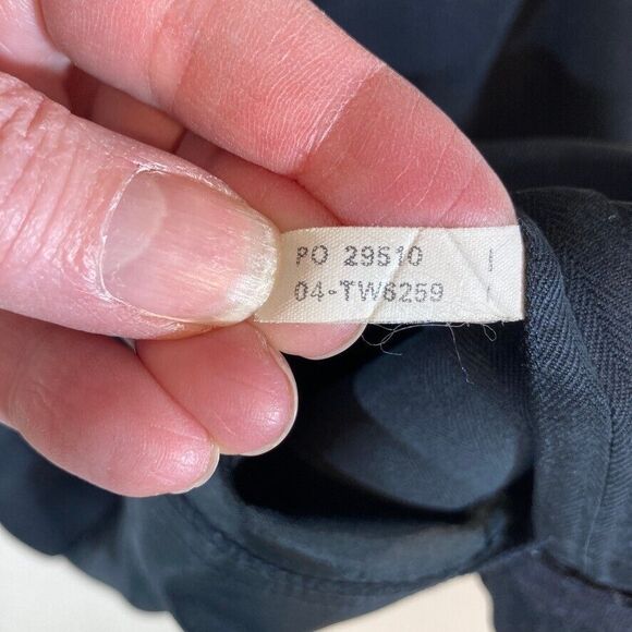 Tommy Bahama Dress 6 Black 100% Silk V-Neck Sheath Midi Minimalist Beach Resort - Picture 6 of 9